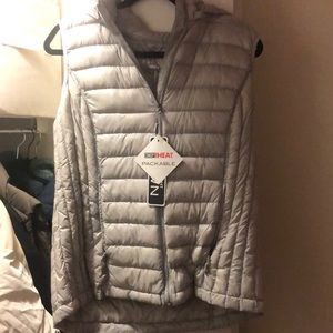 Gray outdoor vest